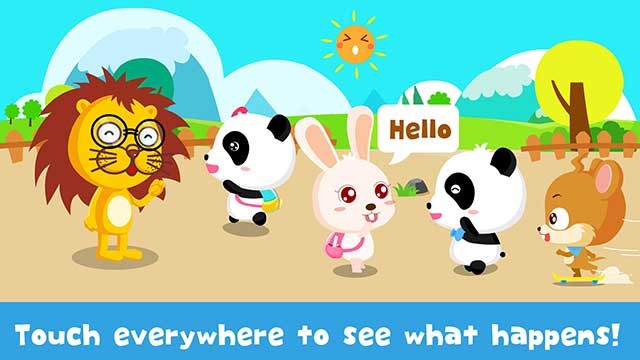 Chạm vào bất cứ đâu trên màn hình để xem điều gì xảy ra