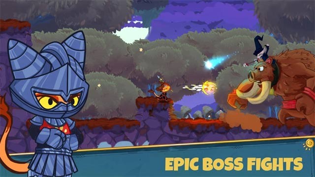 Chiến đấu tiêu diệt boss to lớn