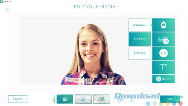 Các lựa chọn thay hình nền