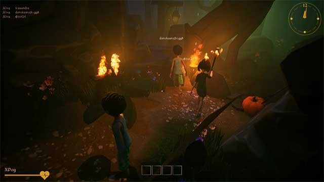 Bạn có thể lập nhóm gồm bốn đứa trẻ để tìm kho báu