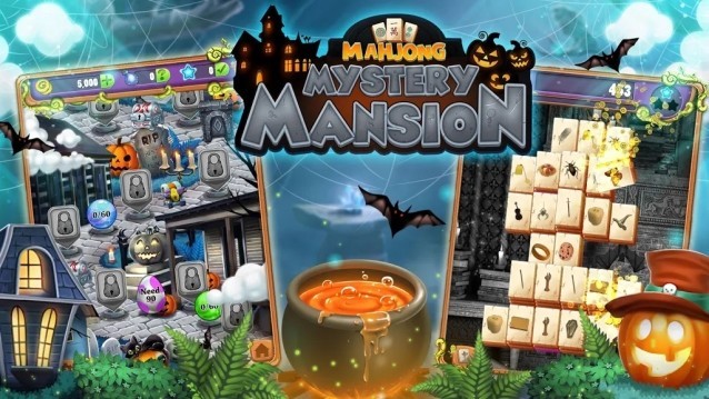 Mahjong: Mystery Mansion là game nối hai kết hợp thoát khỏi nhà ma thú vị
