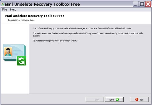 Mail Undelete Recovery Toolbox Free