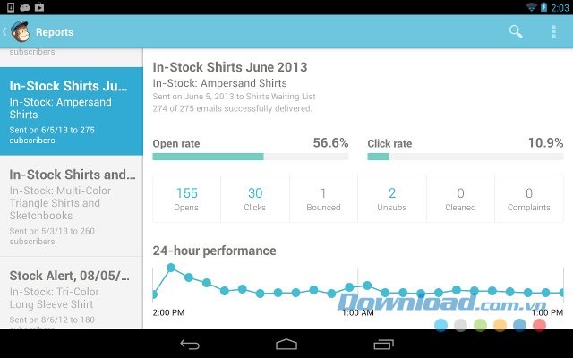 Theo dõi sự phát triển của số lượng khách hàng từ một vị trí