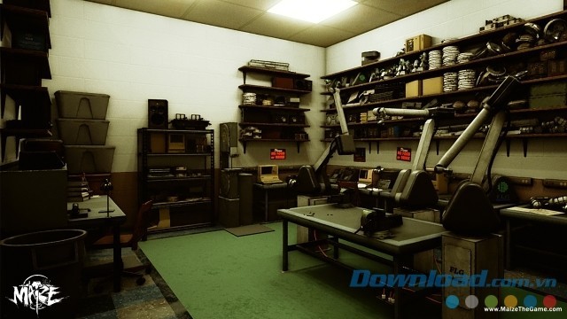 Cố gắng giải nhiều câu đố phức tạp trong quá trình chơi game phiêu lưu Maize cho máy tính