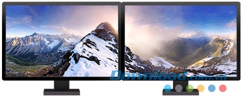 Majestic Mountains panoramic theme