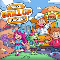 Make Burgers: Grill Up - Game Mô Phỏng Làm Burger Pixel