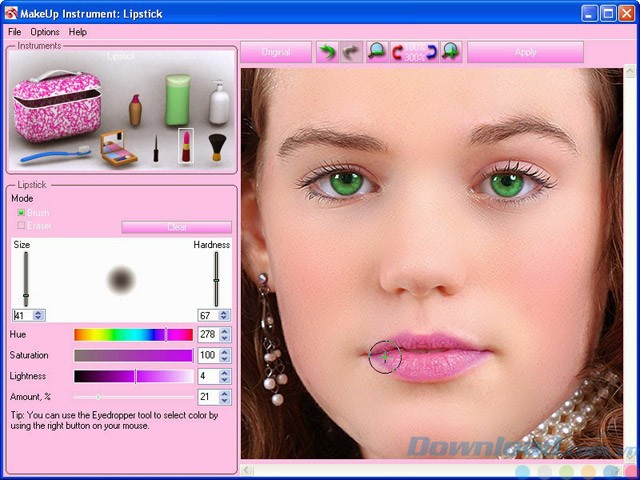 Chỉnh sửa màu môi