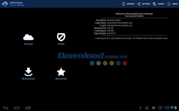 Malwarebytes Secure Backup for Android