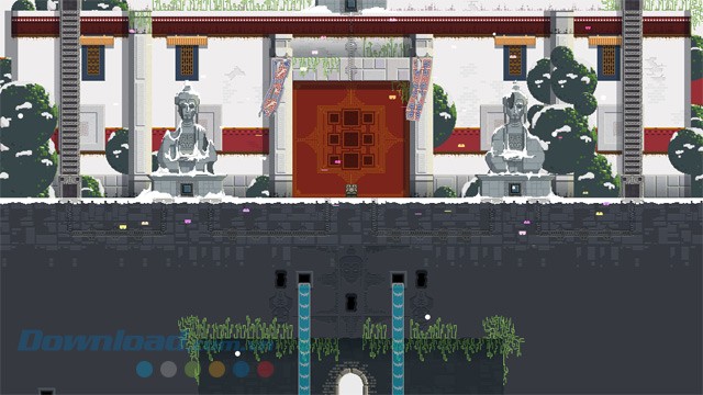 Tự do khám phá các địa điểm trong game Mandagon