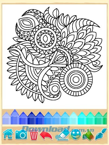 Tô màu với Mandala Coloring Pages