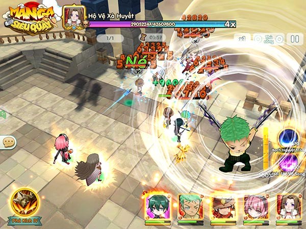 Skill của Zoro trong Manga siêu quậy