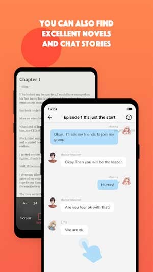Đọc những tiểu thuyết tự sáng tác của người dùng khác
