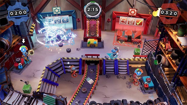 Manic Mechanics là party game sửa xe hợp tác 4 người, cực kỳ hỗn loạn và vui nhộn