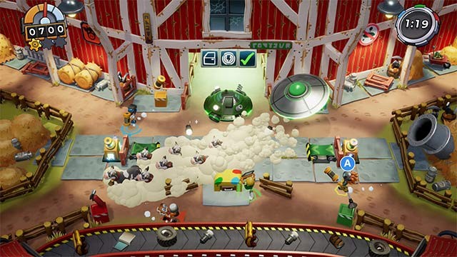 Không hiếm những cảnh hỗn loạn và hài hước trong game Manic Mechanic