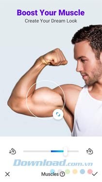 Cơ bắp cuồn cuộn