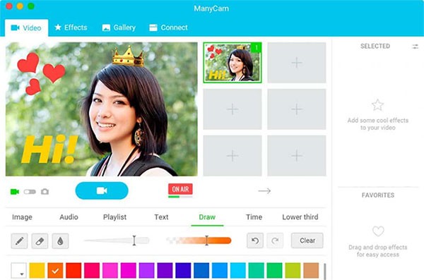 Many Cam 2021 cải tiến toàn diện về tính năng, hiệu ứng và khả năng tương thích với các chương trình, thiết bị