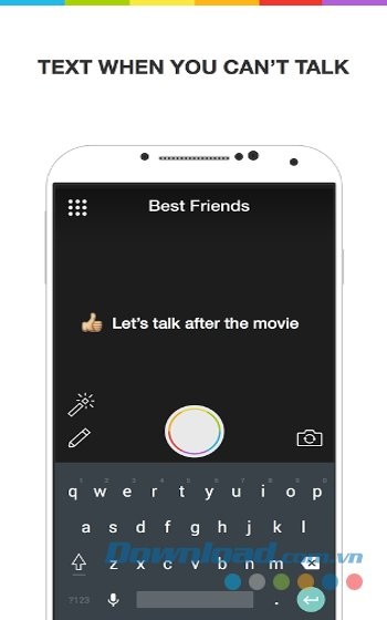 Gửi tin nhắn nếu không thể gọi thoại