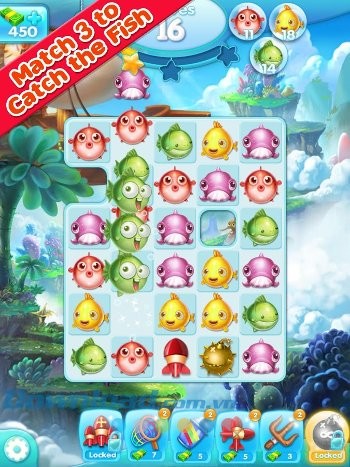 Game match-3 Marine Adventure