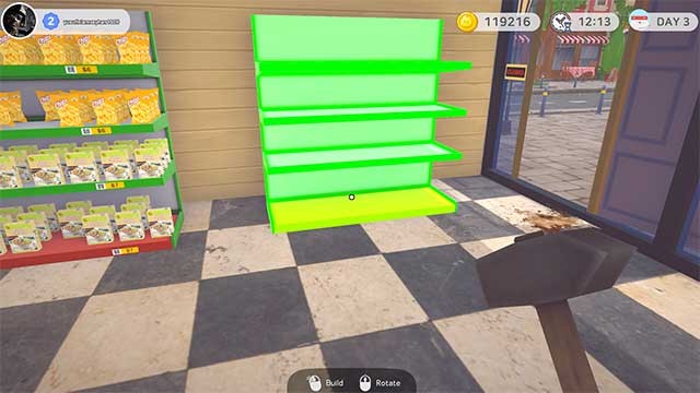 Tùy chỉnh kệ và sắp xếp hàng hóa hợp lý