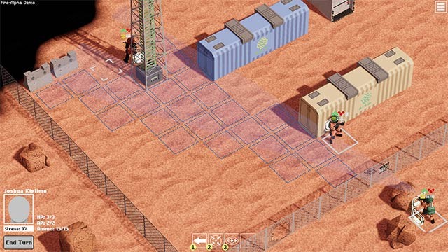 Bản đồ sao Hỏa được tái hiện chi tiết trong Mars Tactics