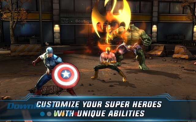 Tùy chỉnh ngoại hình nhân vật trong game Marvel: Avengers Alliance 2