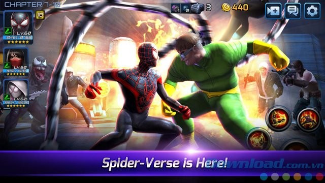 Xuất hiện nhiều phiên bản người nhện