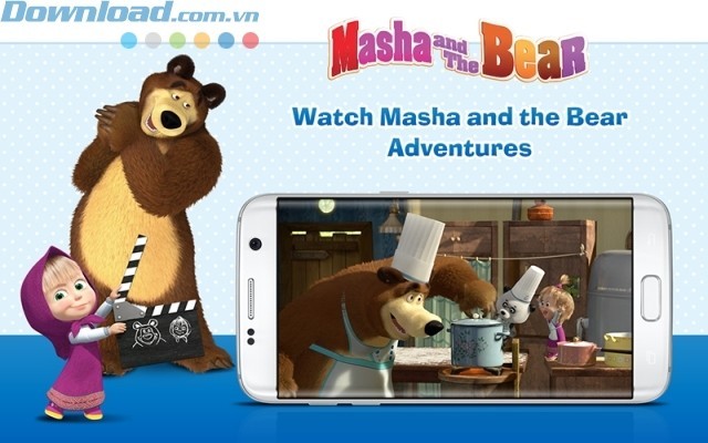 Thưởng thức hành trình phiêu lưu của Masha và chú gấu Bear