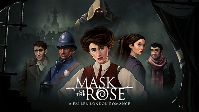 Mask of the Rose trên Steam là sự pha trộn giữa game tình yêu với điều tra phá án ly kỳ