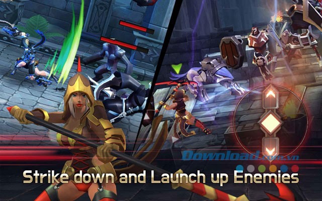 Thi triển những đòn tấn công uy lực trong game