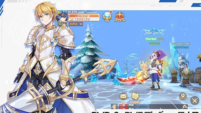 Giao diện game Mật Mã Gaia cho Android