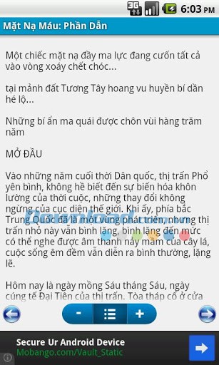 Mặt nạ máu for Android