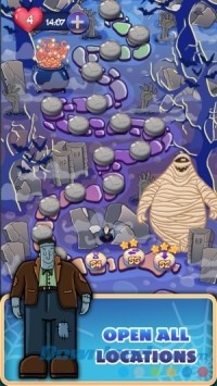 Match 3 - Spooky Hotel Pro cho Android chinh phục nhiều cấp độ thử thách