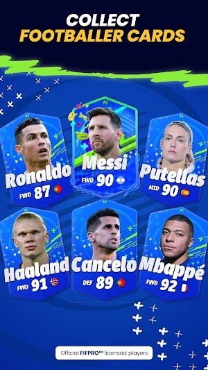 Thu thập thẻ cầu thủ mạnh hơn