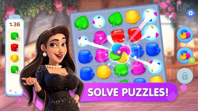 Giải quyết các câu đố match-3 đầy màu sắc và thách thức trong game Matching Town