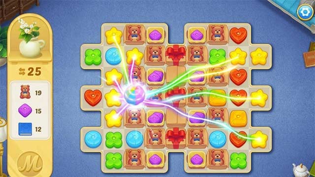 Matchington Mansion for Android có rất nhiều level match-3 hấp dẫn