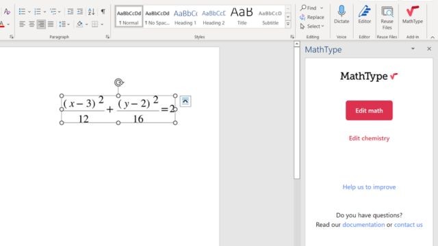 Khám phá MathType và ChemType ngay trong trình soạn thảo văn bản