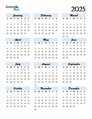 Lịch 12 tháng dọc