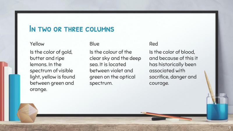 Education Whiteboard Slides slide 9