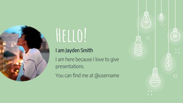 Colorful Light Bulbs Slides slide 3