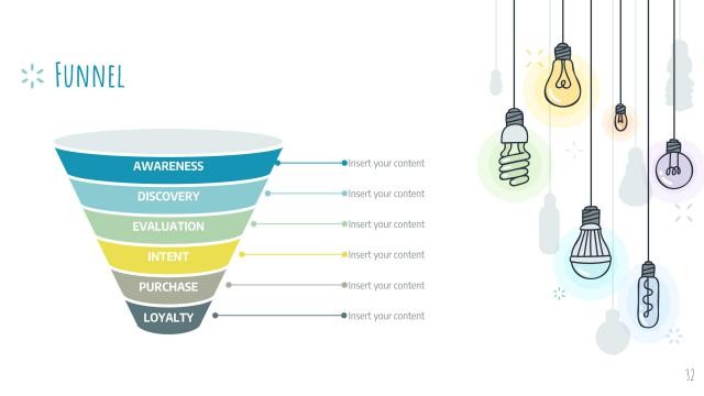 Colorful Light Bulbs Slides slide 32