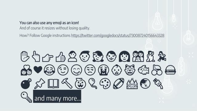 Colorful Light Bulbs Slides slide 38