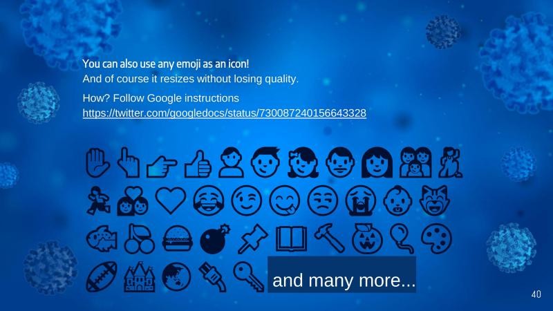 COVID Outbreak Presentation Template slide 40*352359