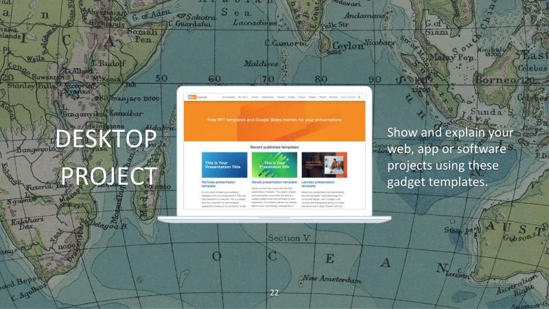 Vintage Geography Presentation Template slide 22