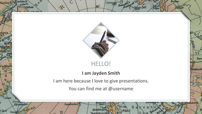 Vintage Geography Presentation Template slide 3