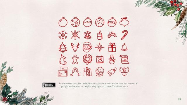 Winter Christmas presentation template 24