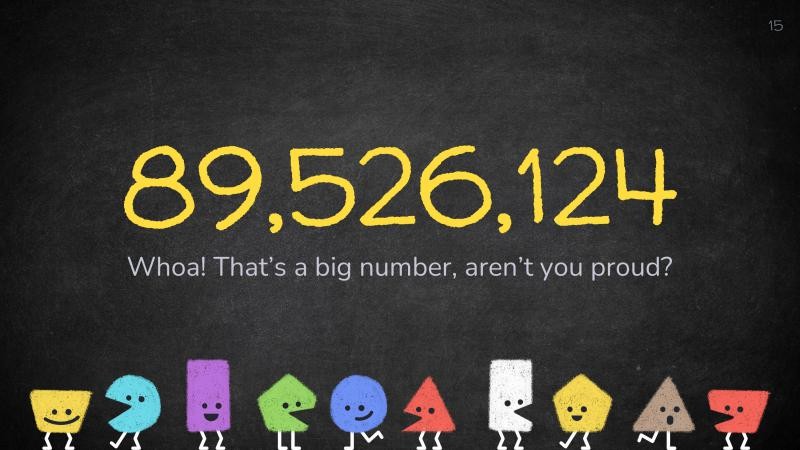 Cute Geometry Presentation Template slide 13