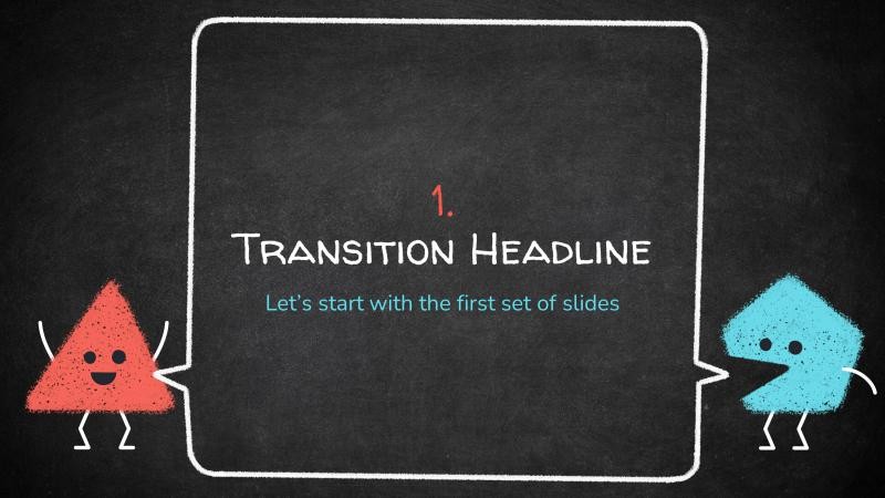 Cute Geometry Presentation Template slide 4