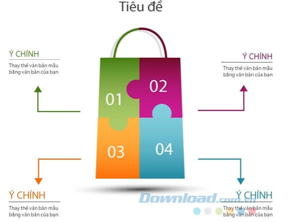 Slide Mảnh ghép sáng tạo