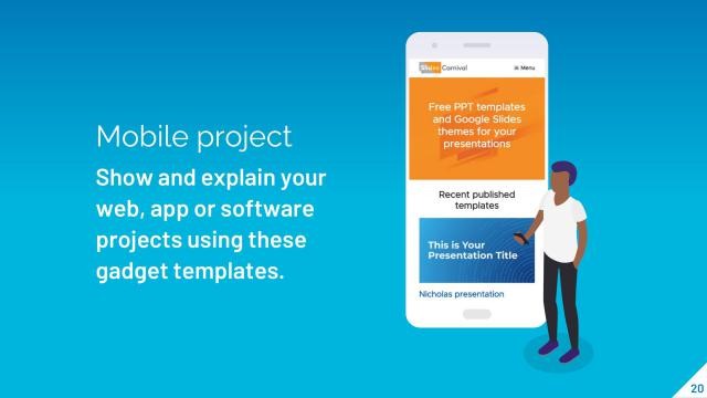 Blue Marketing Presentation Template slide 20