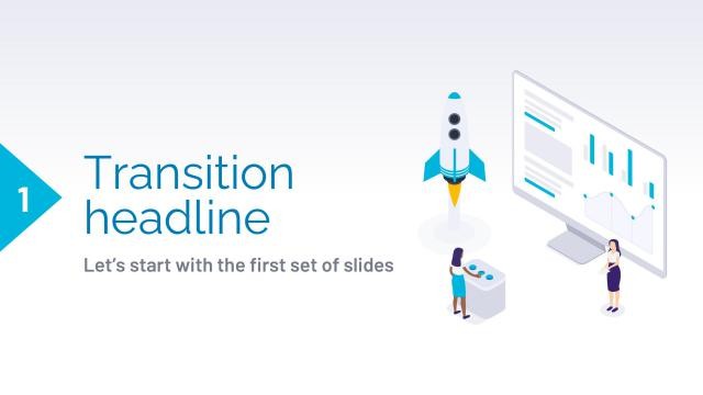 Blue Marketing Presentation Template slide 4